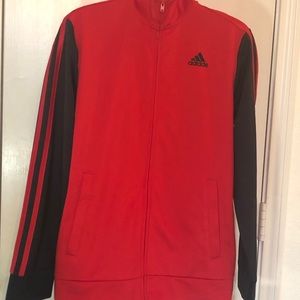 Adidas boys sweat suit jacket Size 14/16